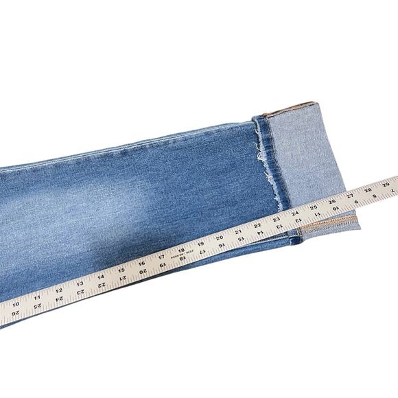 VERVET NWT Victoria High-Rise Cuffed Straight Jeans Sz 27 - Picture 9 of 10